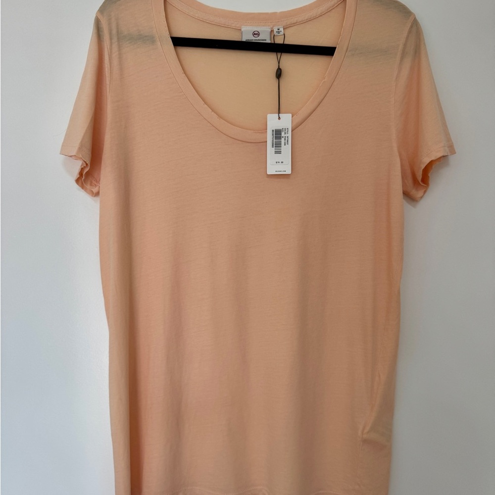 AG Adriano Goldschmied Peach Short Sleeve Tee